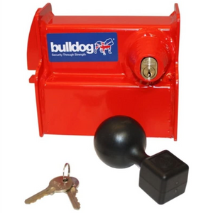 Bulldog Security GA95 Caravan & Trailer Alko Hitch Lock - Red