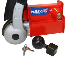 Bulldog Security GA95 Caravan & Trailer Alko Hitch Lock - Red