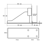Bulldog GD20 Surface Mounted Garage Door Lock