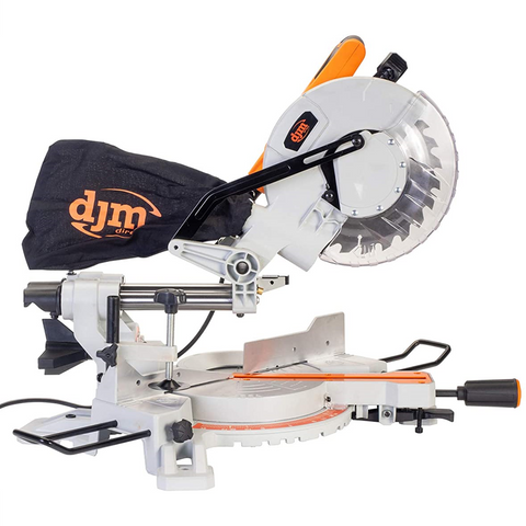DJM Single Bevel Sliding Compound Mitre Saw 210mm 1500W