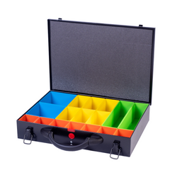 DJM Direct SBB.MS.63.17 Medium Metal Organiser Compartment Storage System Case 63mm