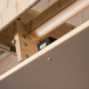 DJM Direct DJM26-5 3 Section Deluxe Eco Timber Folding Attic Loft Ladder with Insulated Hatch