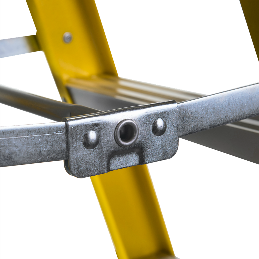 DJM Direct Heavy Duty Electrician Fibreglass Step Ladder EN131 30000v 150kg