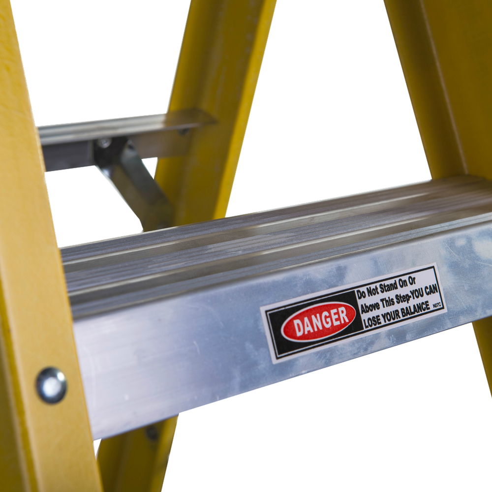 DJM Direct Heavy Duty Electrician Fibreglass Step Ladder EN131 30000v 150kg