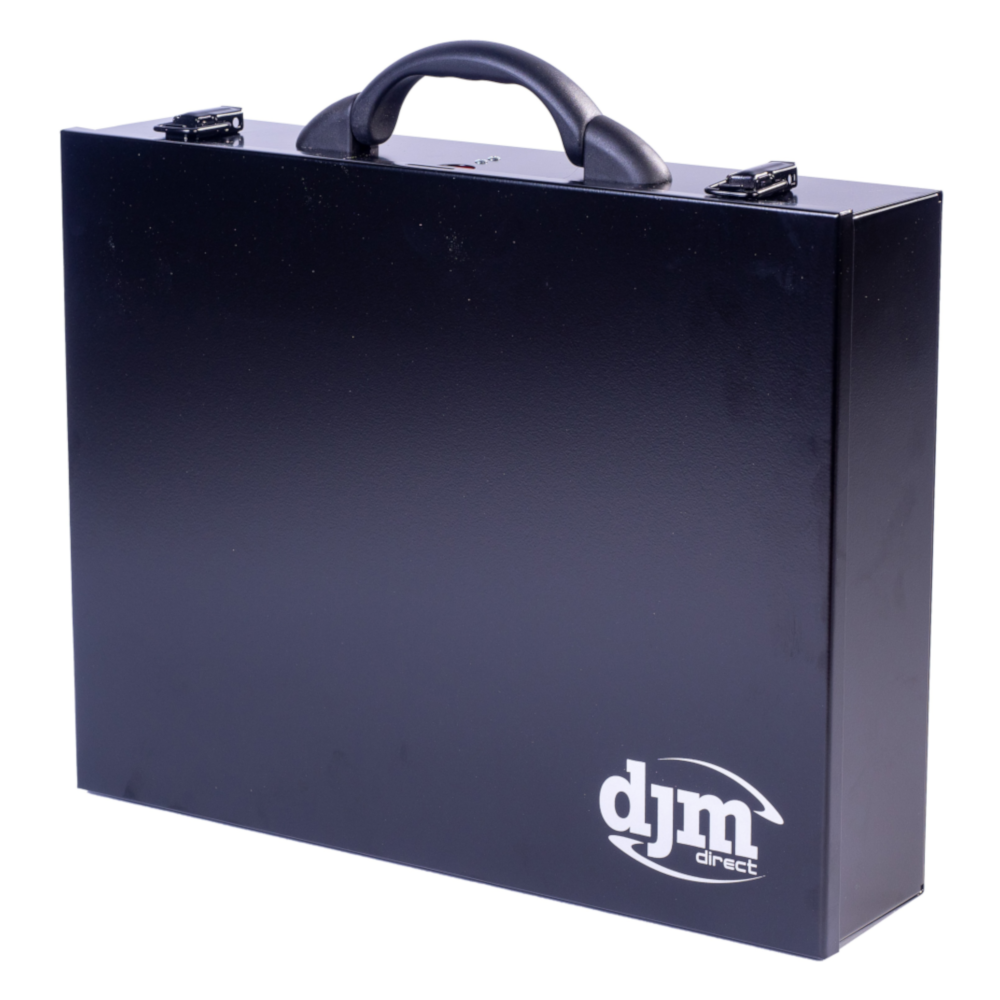 DJM Direct SBB.GD.63.36 Grand Double Metal Compartment Storage System Case 63mm, Black