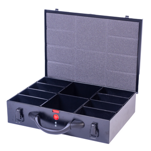 DJM Direct SBB.MS.82.10 Medium Deep Metal Compartment Storage System Case 82mm, Black