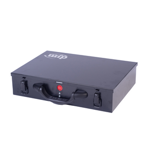 DJM Direct SBB.MS.82.10 Medium Deep Metal Compartment Storage System Case 82mm, Black