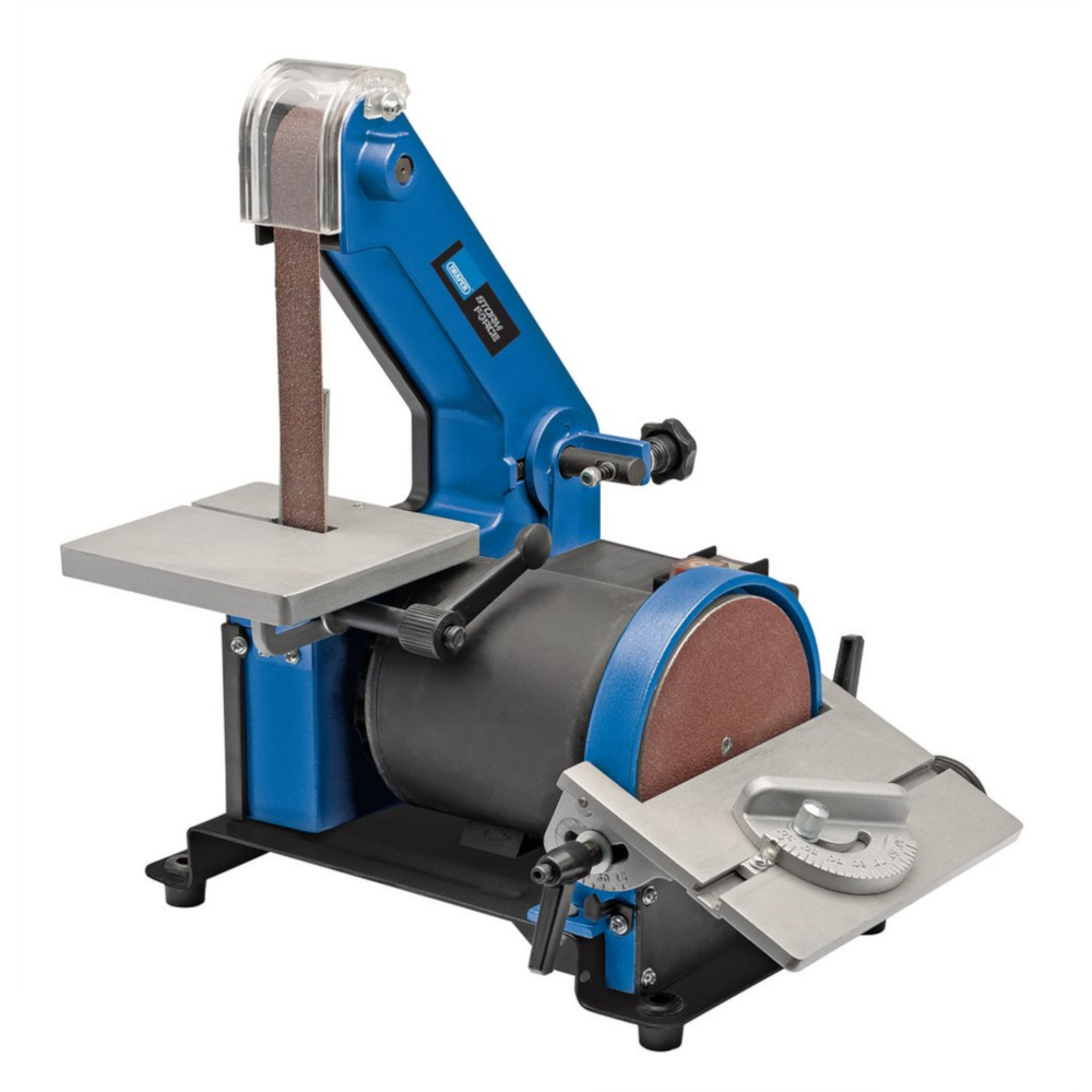 Draper 98419 Stormforce Bench Mounted Garage Workshop Belt and Disc Sander 762 x 25mm/127mm 300W 230V