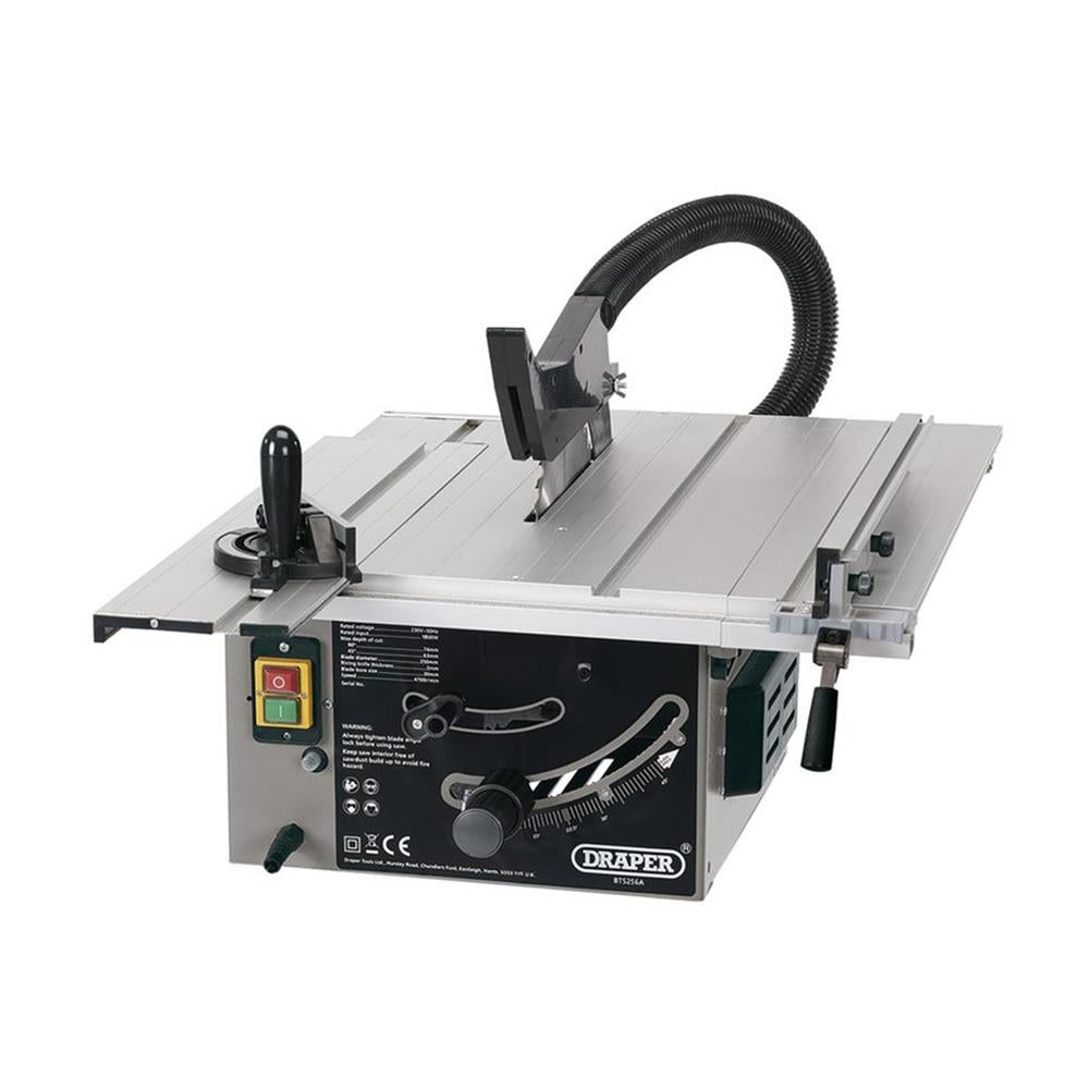 Draper 99258 Sliding Table Cutting Saw, 250mm, 1800W 230V