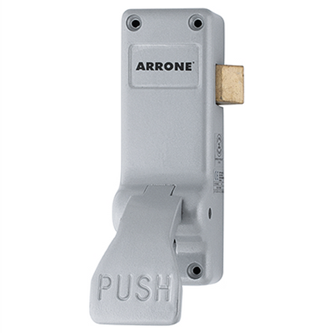 Hoppe AR883 Arrone Single Push Pad - Silver