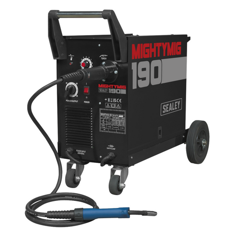Sealey Professional Gas/No-Gas MIG Welder 190A with Euro Torch - A