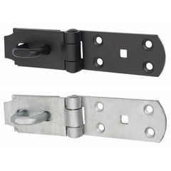 Medium Duty Shed Gate Door Hasp & Staple Lock 8" 200mm