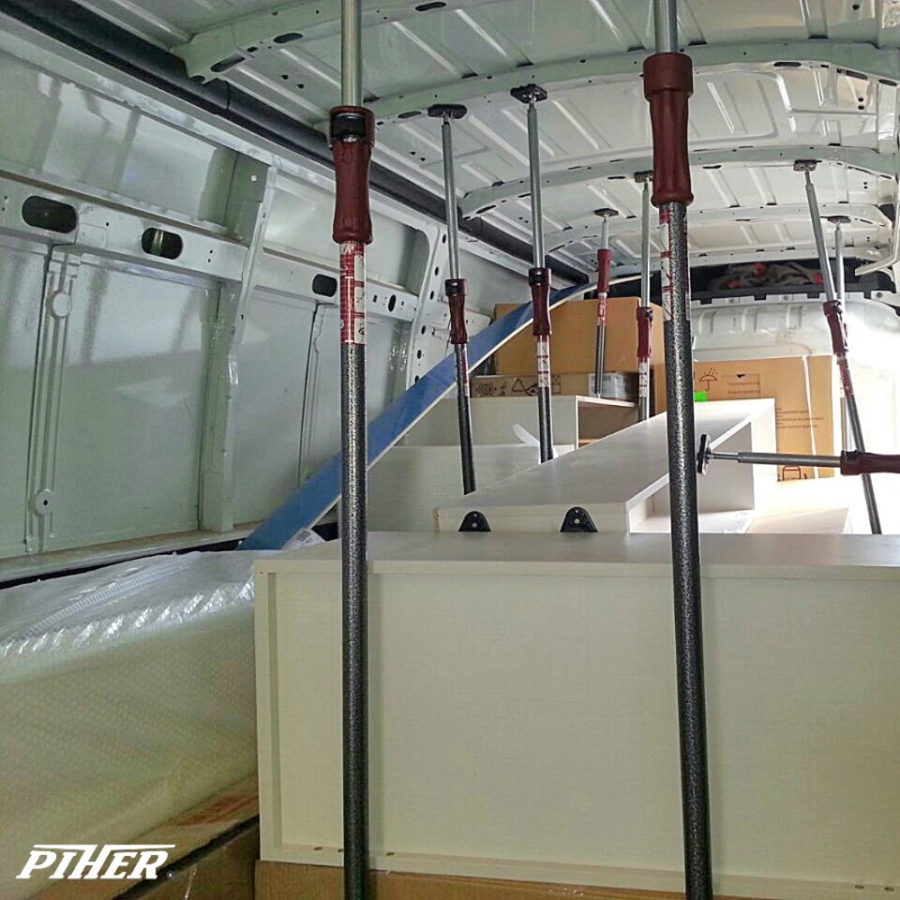 Piher 30012 P3 Adjustable Drywall Plasterboard Builder Ceiling Support Multi Purpose Locking Prop 155cm-290cm