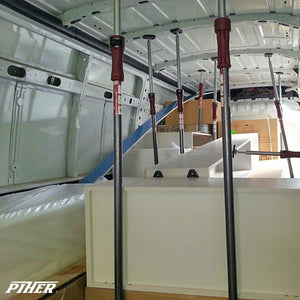 Piher 30012 P3 Adjustable Drywall Plasterboard Builder Ceiling Support Multi Purpose Locking Prop 155cm-290cm