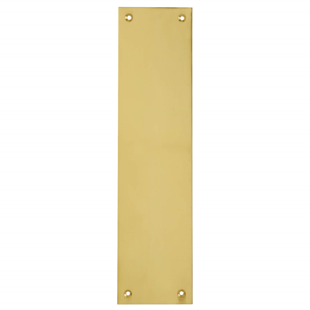 Metal deals door plate