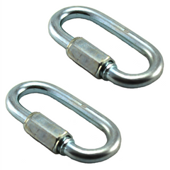 Quick Repair Security Chain Joint Link 6mm 2 Pack - Zinc Plated