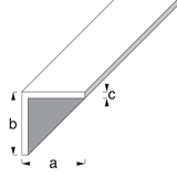 RUK Aluminium Equal Sided Angle 2mtr - Matt Black