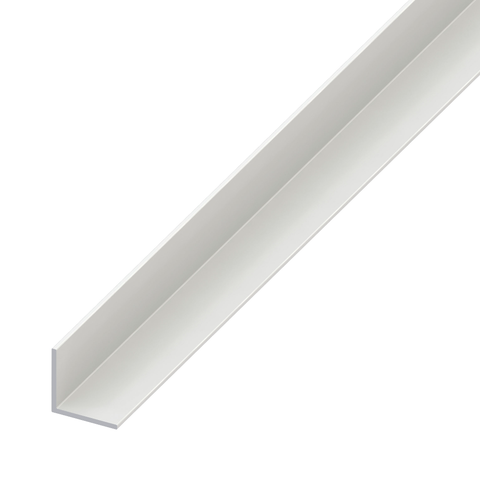 RUK PVC Plastic Equal Sided Angle - White