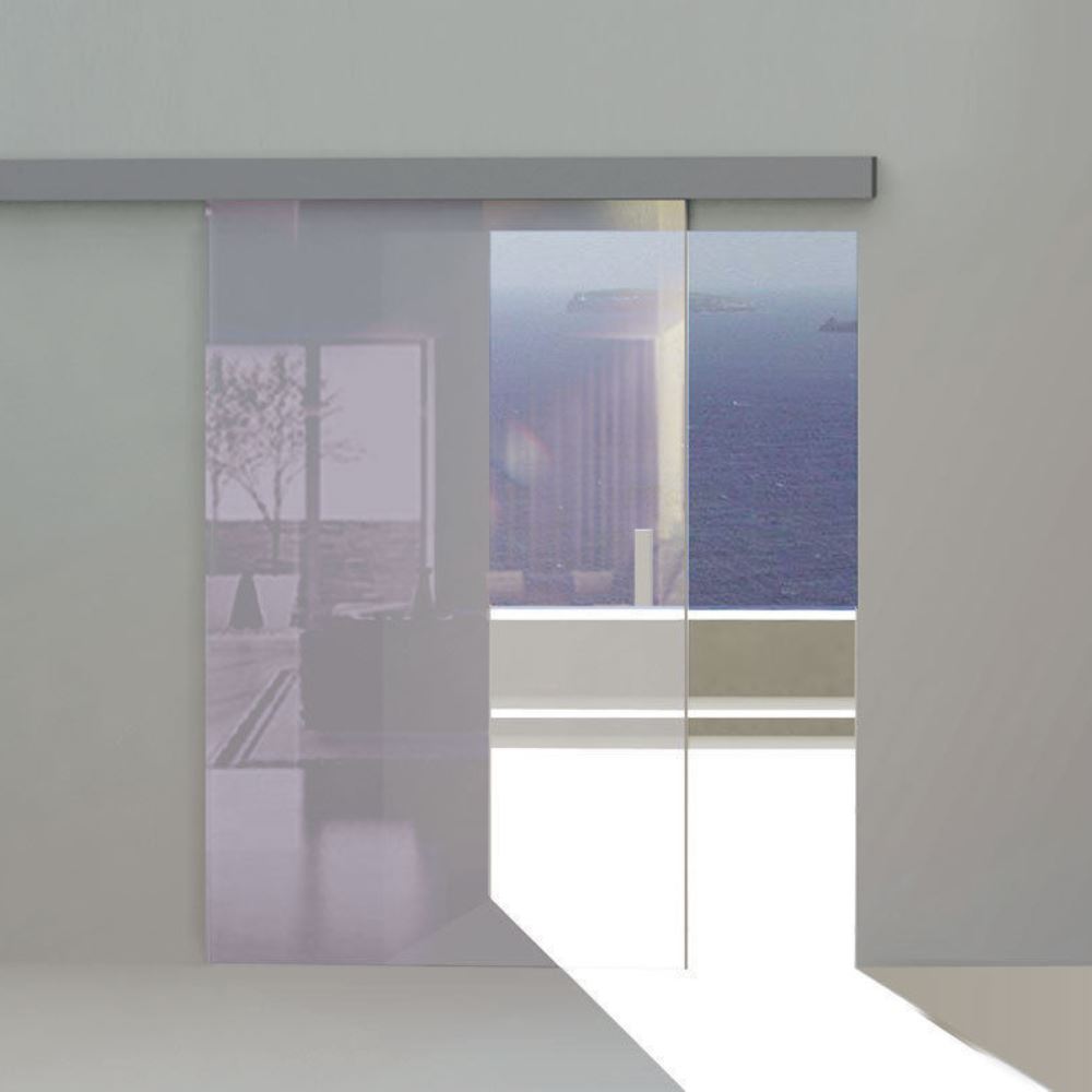 Rothley Herkules 100 Single Glass Sliding Door Gear Track System 100kg 2000mm Track Kit