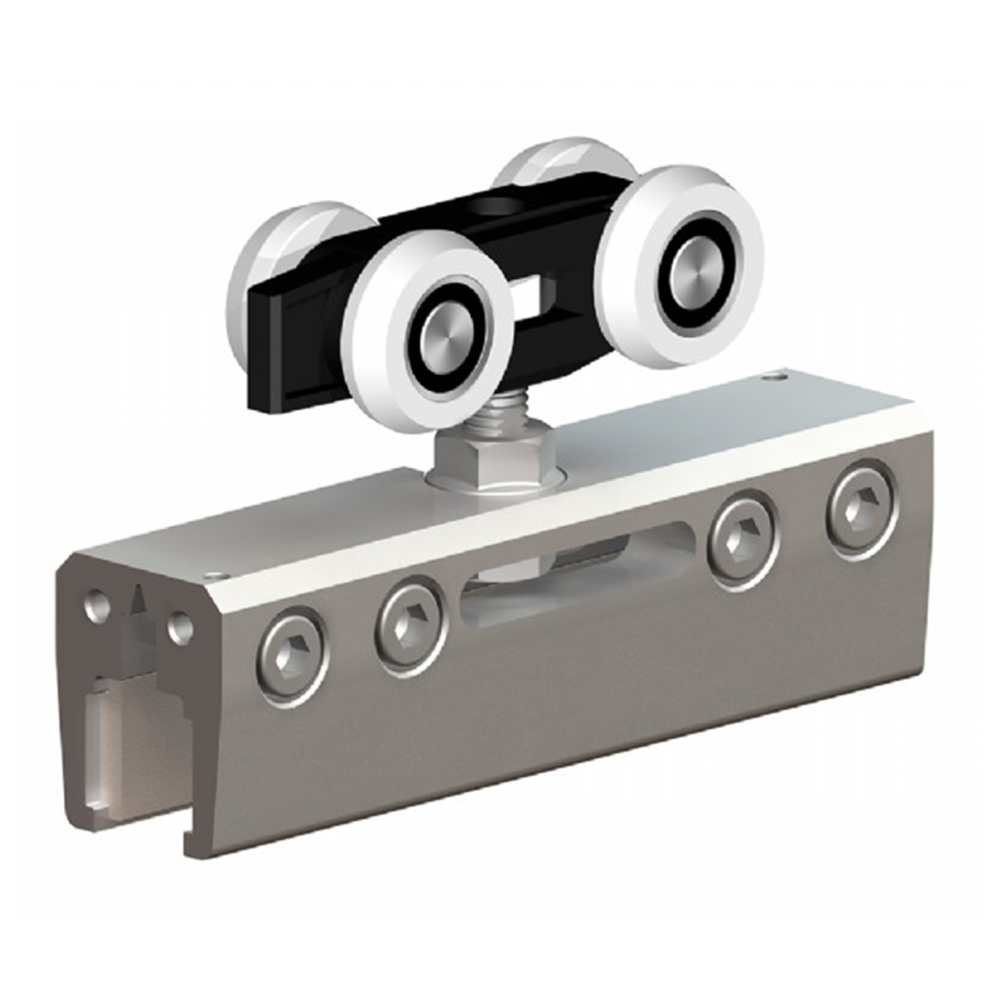 Rothley Herkules 100 Single Glass Sliding Door Gear Track System 100kg 2000mm Track Kit