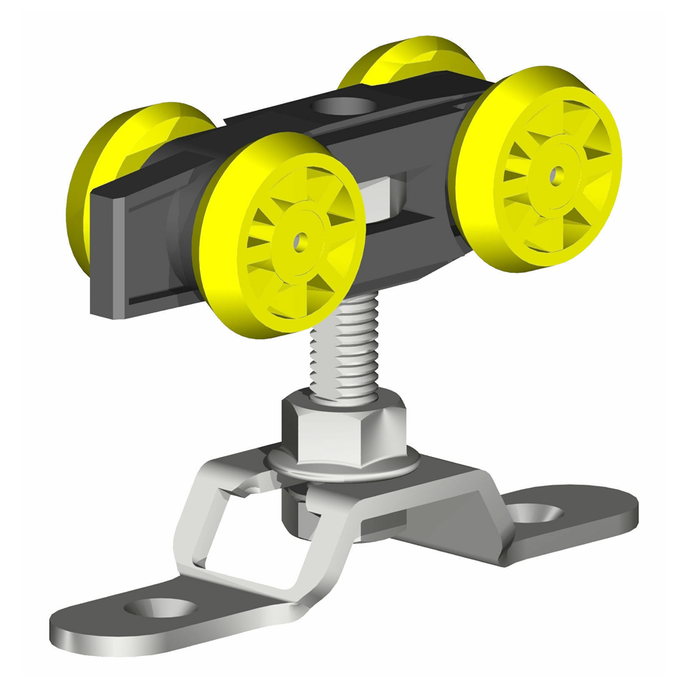 Rothley Herkules 60 Sliding Single Door Gear Track System for Wall Openings, Room Dividers & Entrances 60kg