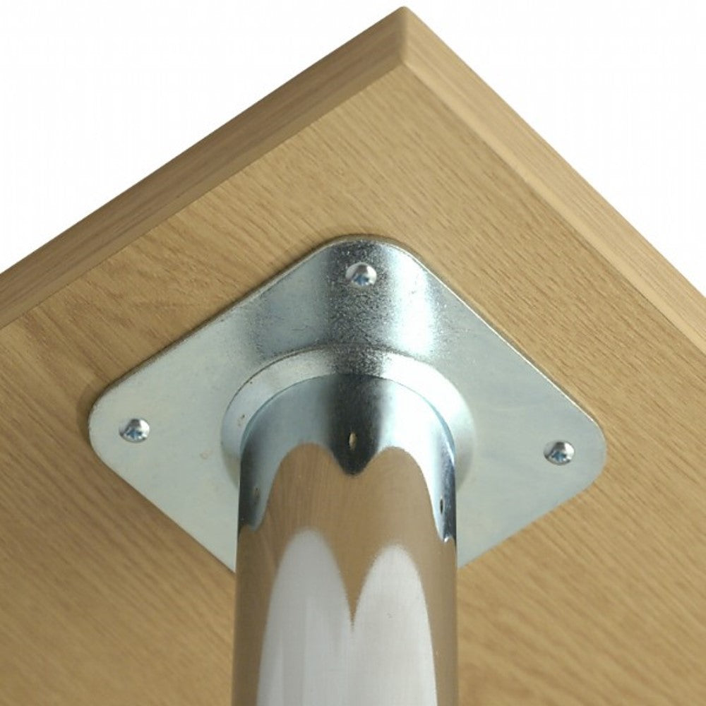 Rothley L040XW Heavy Duty Breakfast Bar Kitchen Worktop Support Table Legs 400mm to 425mm 4 Pack - White
