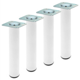 Rothley Adjustable Table Support Leg 400mm 4 Pack - White