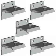 Rothley SD/WB45 Wall Mounting Brackets 5 Pack for Herkules 60 Sliding Door Gear System