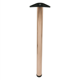 Rothley L183PC Premium Baroque Breakfast Bar Kitchen Worktop Support Table Legs 870mm to 895mm Polished Copper