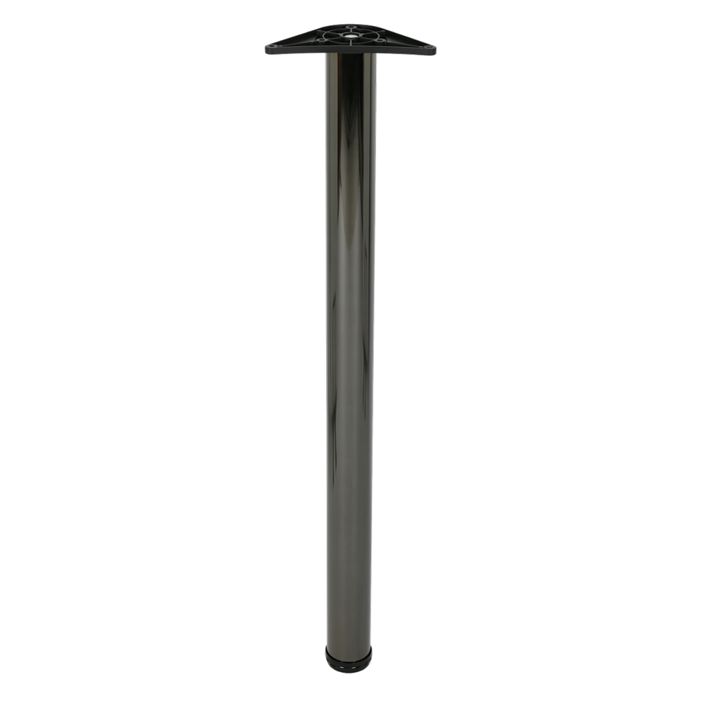 Rothley L183MB Premium Baroque Breakfast Bar Kitchen Worktop Support Table Legs 870mm to 895mm Matt Black