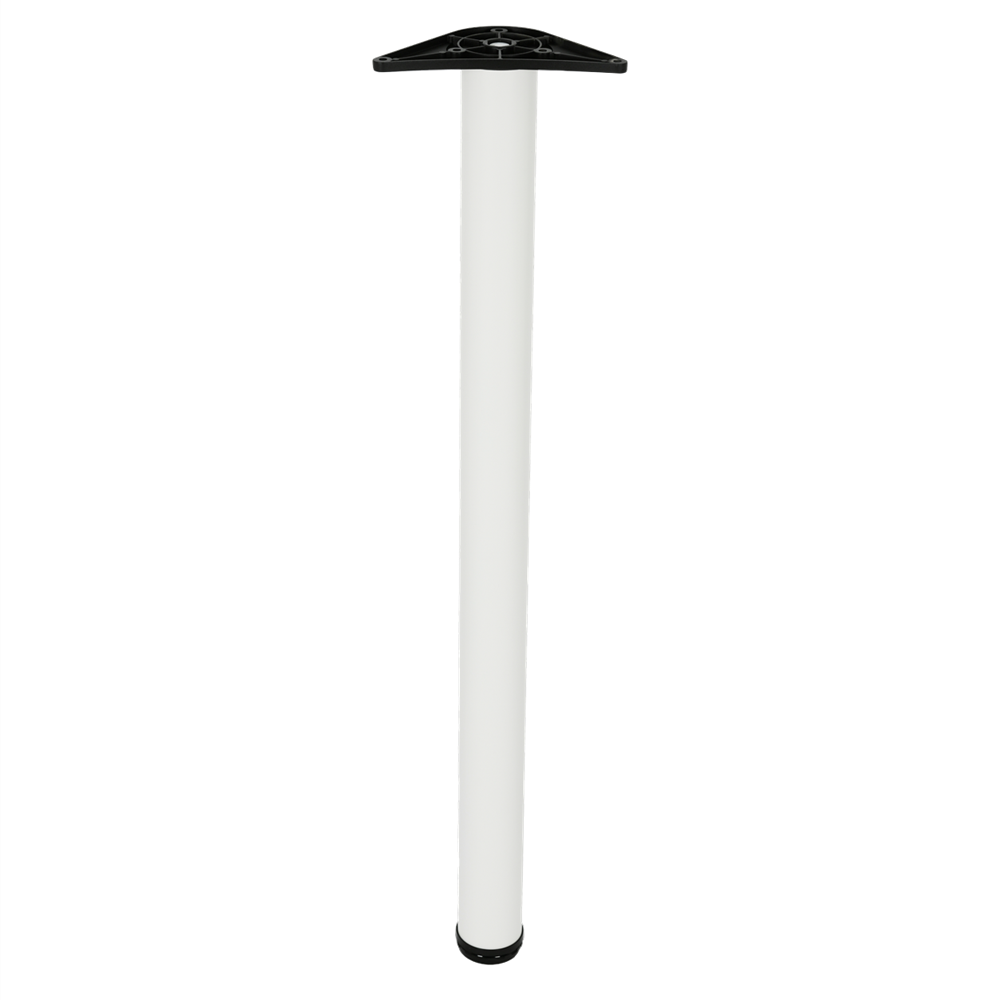 Rothley L183MW Premium Baroque Breakfast Bar Kitchen Worktop Support Table Legs 870mm to 895mm Matt White