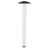 Rothley L183MW Premium Baroque Breakfast Bar Kitchen Worktop Support Table Legs 870mm to 895mm Matt White