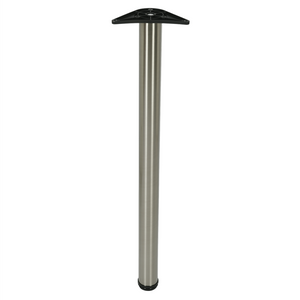 Rothley L183XN Premium Baroque Breakfast Bar Kitchen Worktop Support Table Legs 870mm to 895mm Brushed Nickel