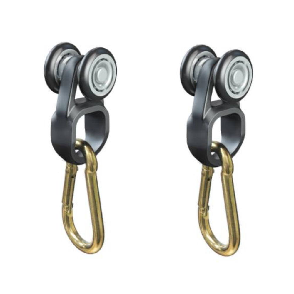 Runners Series Industrial Sliding Privacy Curtain Steel Track System Kit Set 125kg