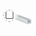 Runners Series 20 Light Duty Industrial Galvanised Steel Internal Sliding Room Entrance Cupboard Door Bottom Guide Channel