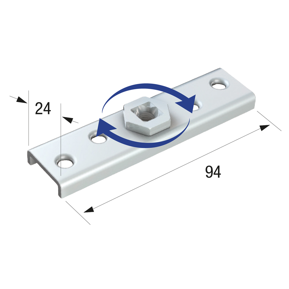 Runners Series 20 Industrial Sliding Door System, 90kg