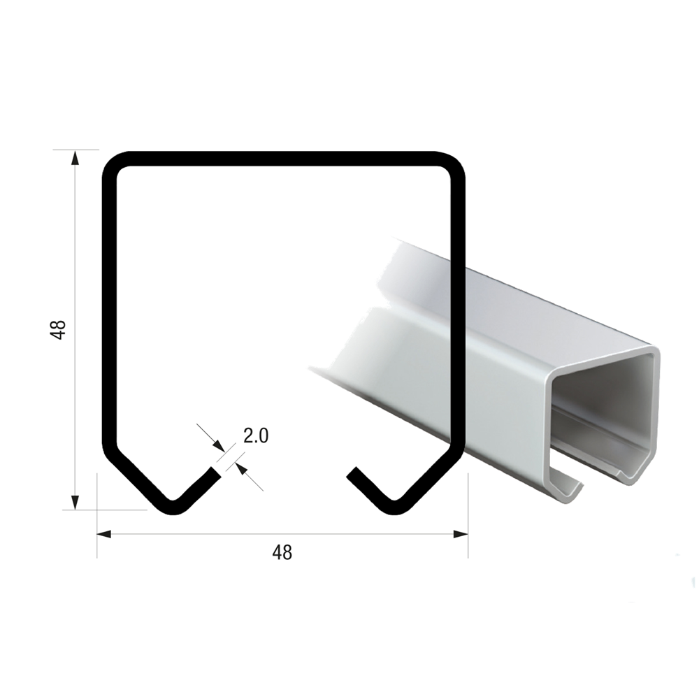 Runners Series 50 Heavy Duty Industrial External Sliding Agricultural Warehouse Stable Barn Door Gear Track System Kit Set 440kg