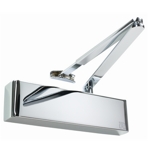 Rutland TS.9205 Heavy Duty 2 Hour Fire Rated Power Size 2-5 Top Hung Overhead Door Closer EN2 Polished Nickel