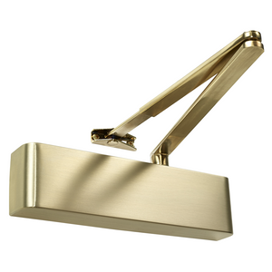 Rutland TS.9205 Heavy Duty 2 Hour Fire Rated Power Size 2-5 Top Hung Overhead Door Closer EN2 Satin Brass
