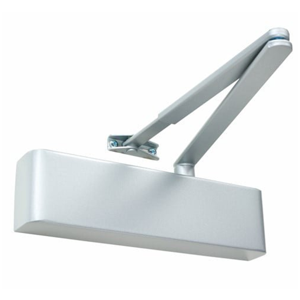 Rutland TS.9205 Heavy Duty 2 Hour Fire Rated Power Size 2-5 Top Hung Overhead Door Closer EN2 Silver