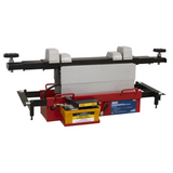 Sealey 2 Tonne Air Jacking Beam with Extenders & Roller Supports - A