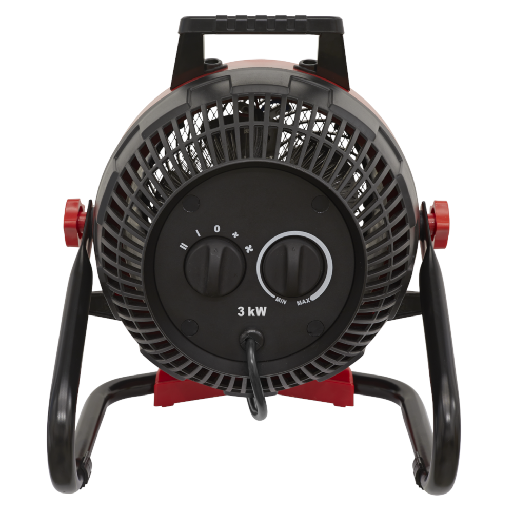 Sealey FH3000 Portable Industrial Electric Fan Heater, 3000W 230V