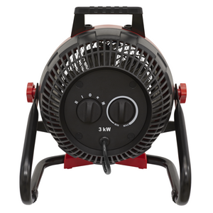 Sealey FH3000 Portable Industrial Electric Fan Heater, 3000W 230V