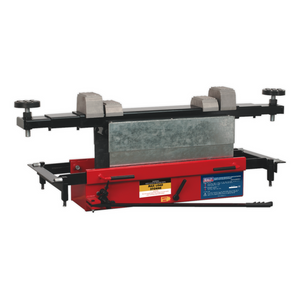 Sealey SJBEX200 Jacking Beam MOT Pit Vehicle Ramp with Arm Extenders and Flat Roller Supports, 2 Tonne Capacity