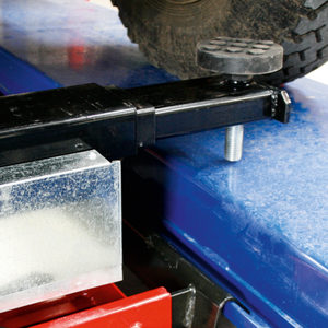Sealey SJBEX200 Jacking Beam MOT Pit Vehicle Ramp with Arm Extenders and Flat Roller Supports, 2 Tonne Capacity