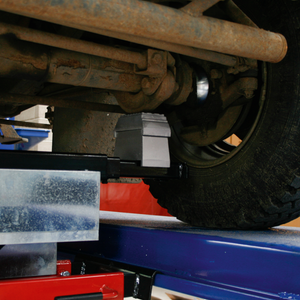 Sealey SJBEX200 Jacking Beam MOT Pit Vehicle Ramp with Arm Extenders and Flat Roller Supports, 2 Tonne Capacity