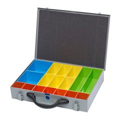 Sorta-Case SSC.MS.63.17 Medium Metal Organiser Compartment Storage System Case 63mm Grey