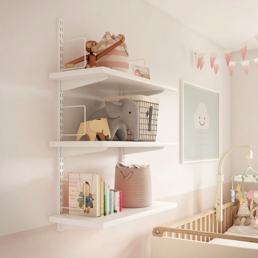 Twin Slot Shelving Adjustable Racking Shelf Uprights Brackets Support System Spur Compatible