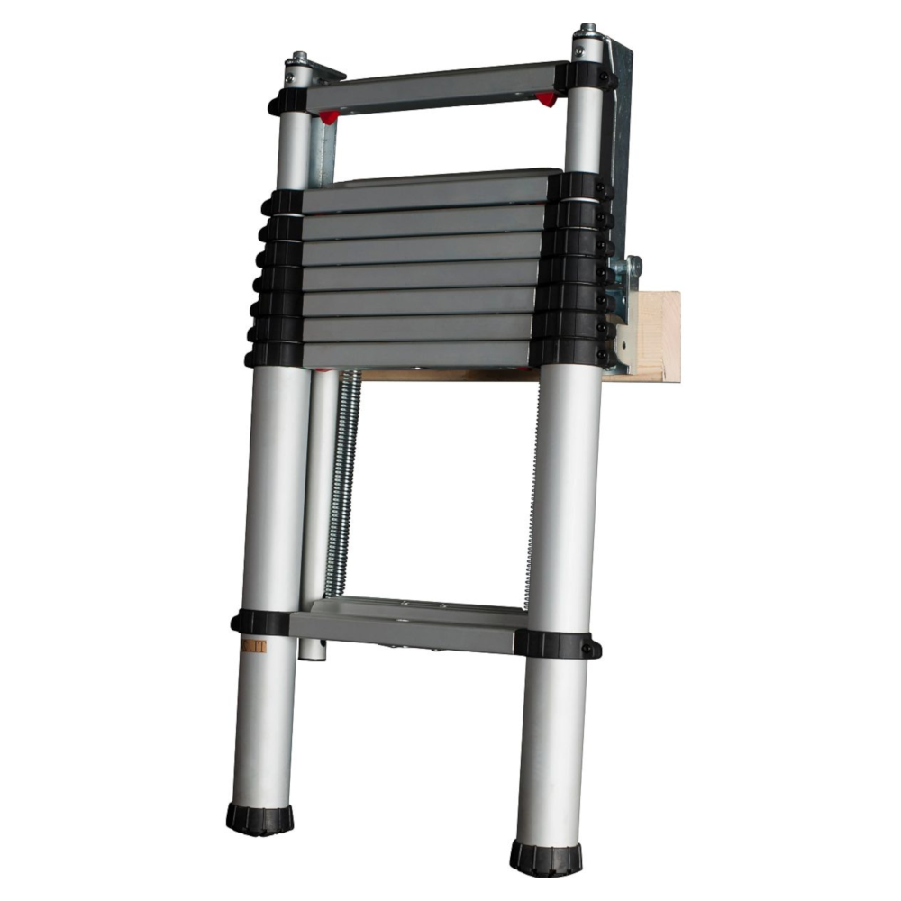 Youngman Telescopic Aluminium Loft Attic Hatch Access Ladder Stowed