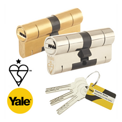 Yale High Security Superior 1 Star Euro Profile Double Cylinder Lock Anti Snap Bump uPVC Door Barrel